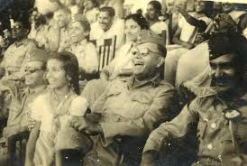 Nethaji Subhash Chandra Bose with a ...