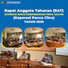 Pembacaan notulen rapat tahunan, tahun buku 2018 3. Rapat Anggota Tahunan Rat Koperasi Dinas Perhubungan Prov Kaltim
