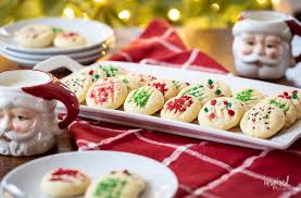 These shortbread cookies are deliciously crisp and buttery in a classic way, and are especially the tiffin box christmas baking chocolate orange canada cornstarch shortbread cookies from. Whipped Shortbread Cookies Melt In Your Mouth Christmas Cookies