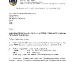 Berikut merupakan contoh dari surat keterangan kuliah: Contoh Surat Rasmi Permohonan Cuti Separuh Gaji Surasm