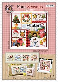 Four seasons cross stitching cross stitch patterns floral needlework chart embroidery fabric summer 3. So 3149 Four Seasons Winter Soda Cross Stitch Pattern Leaflet Authentic Korean Cross Stitch Design Chart Color Printed Buy Online In Bahamas At Bahamas Desertcart Com Productid 94336701