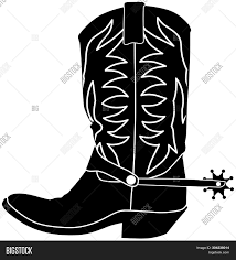 Cowboy boot silhouette sourced from freesvgclipart is licensed under cc0 1.0. Western Cowboy Vector Photo Free Trial Bigstock