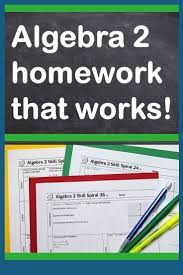 Texas Algebra 2 Spiral Algebra 2 Skills Addresses Texas Teks Homework Worksheets With Fully Worked Out Solut High School Algebra School Algebra Algebra