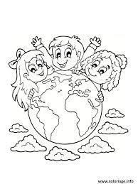 Coloriage le jour de la terre kleurplaten klaslokaal wetenschap. Coloriage 22 Avril Jour De La Terre Dessin Jour De La Terre A Imprimer