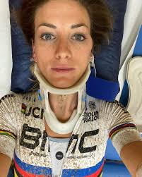 More images for pauline ferrand prevot red bull » Ferrand Prevot Injured In Nove Mesto Short Track Crash Bike Perfect