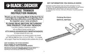 It is an agile cordless style: Black Decker Nht518 Instruction Manual Pdf Download Manualslib