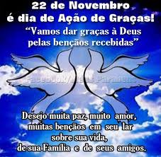 Resultado de imagem para 22 DE NOVEMBRO É DIA DE