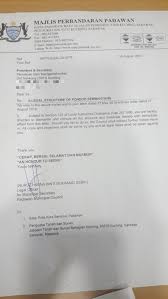 Surat ukur ditandatangani oleh kepala seksi pengukuran dan pemetaan Mpp Urged Not To Demolish Temple Structure Dayakdaily