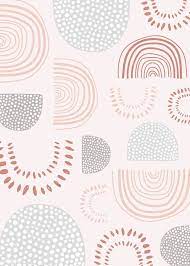 Download Premium Vector Of Semicircle Patterned Doodle Background Vector Doodle Background Cute Patterns Wallpaper Aesthetic Iphone Wallpaper