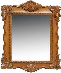 Dreamline Dlmbj 04ao Classic Mirror Solid Wood Frames With Hand Carving Available In Antique Oak F Wooden Mirror Frame Antique Picture Frames Classic Mirror
