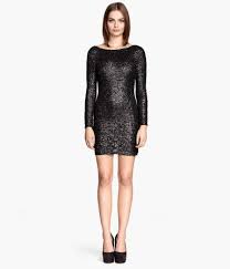 H M Sequined Dress 14 95 Black Sequin Mini Dress Mini Dress Backless Sequin Dress