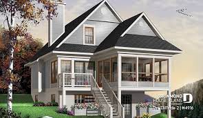 Mcleod architect of southern cottages, favors covered porches as one technique to protect against heat gain through windows while also providing a wonderful transition from the environmentally controlled interior of the house to the outdoor areas, shaded and sheltered, where lake breezes can naturally. House Plan 3 Bedrooms 2 Bathrooms 4916 Drummond House Plans