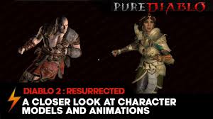 I've been looking closely at the new models and seeing how they compare to the iconic old models we've come to know and love. A Closer Look At The Diablo 2 Resurrected Characters Purediablo