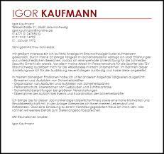 Januar 1972 sehr geehrte frau schneider, mit großem interesse bin ich auf ihre anzeige im braunschweiger kurier aufmerksam geworden. Bewerbungsschreiben Muster Sicherheitsdienst Ausbildung Und Sicherung Livecareer