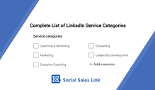The Complete List of LinkedIn's Service Categories