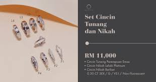 Maybe you would like to learn more about one of these? Set Cincin Tunang Dan Cincin Nikah Emas Platinum Zcova