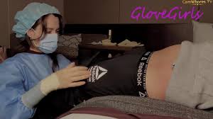 Nurse gloves handjob
