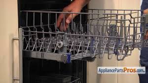 Located at the top of the dishwasher, this is a thin tray that. How To Whirlpool Kitchenaid Maytag Upper Dishrack Track Wpw10195623 Youtube
