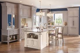 kraftmaid: pebble grey and canvas