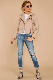 Bb Dakota Beige Moto Jacket Vegan Leather Biker Jacket Coat 108 Red Dress Beige Leather Jacket Outfit Cream Leather Jacket Leather Jacket