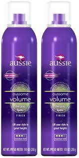 | 3 pack aussie 17 oz mega hair spray 24 hr flexible hold jojoba oil sea kelp. Aussie Aussome Volume Aerosol Hair Spray Hair Volume Spray Aussie Hair Products Spray