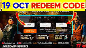 Redemption codes are codes that allow any user to get a reward by simply redeeming it on our redemption page. 19 October Redeem Code Free Fire India Championship 2020 Fall Redeem Code Free Fire Redeem Code Youtube