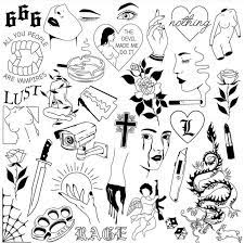 Minimal Tattoo Ideas I Best Tattoo Sketches Ideas Tattoo Flash Art Spooky Tattoos Doodle Tattoo