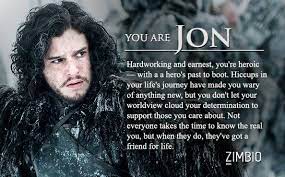 Which Game Of Thrones Character Are You Quiz Jon Snow Zimbio