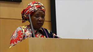 Dlamini zuma left when she arrived to empty stands at the planned starting time of 10:00, and returned only when it had started. Legacy Of Au S Dlamini Zuma Receives Mixed Reactions
