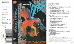 David bowie's 15th studio album, let's dance was his biggest seller. David Bowie Let S Dance 1982 Clear Cassette Cassette Discogs