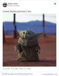 Baby yoda, also known as yiddle, is a character introduced on the disney+ television series the mandalorian that resembles an infant version of the star wars character yoda. 30 Baby Yoda Memes To Save You From The Dark Side Bored Panda