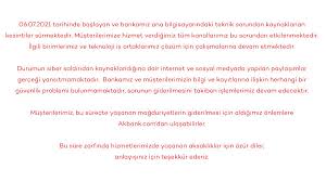 Akbank ile bankacılık hizmetlerinin keyfini çıkarabilir, mobil banka deneyimi ile türkiye'nin en değerli bankası akbank'ta yerinizi alabilirsiniz. Akbank Mobil Uygulama Neden Calismiyor Pos Ve Atm Ler Neden Calismiyor Akbank Tan Neden Para Cekilemiyor