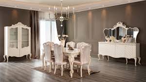 Hatta, bazı ürünlerde mobilya üzerine baskı. Inci Luks Yemek Odasi Takimi Avangard Berke Mobilya