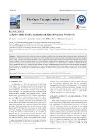 Kuala lumpur traffic investigation and enforcement head acp zulkefly yahya said the. Pdf A Review Of The Traffic Accidents And Related Practices Worldwide