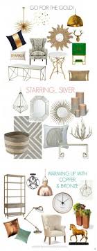 Go For The Gold And Silver Bronze Copper Home Decor Decor Trending Decor