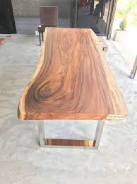 Live Edge Dining Table Acacia Wood Acacia Dining Table Genel Wood Table Modern Wood Dining Room Table Unique Dining Tables