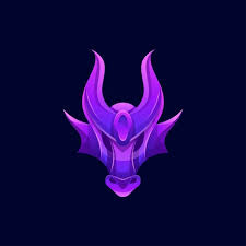 Black And Purple Dragon Logo Modern Color Dragon Logo In 2020 Animal Logo Design Inspiration Pet Logo Design Logo Dragon
