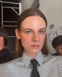 sankuanz_official Spring Summer 2025 Model Margo Key MUA @claudia_malavasi  @wmmanagement First assistant Me @mathilde_mrv_mua #sankuanz #fw #pfw #pmfw  #fashionweek #mua #makeupartist