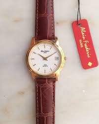 Alain Frederic Paris A452 Vintage Altin Kaplama Kasa Deri Kordon Vintage Vintagesaat Vintagewatch Saat Saatler Saat In 2020 Leather Accessories Leather Watch