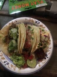 Let marinate for 15 to 20 minutes. We Ordered To Go So This Is Beef Chicken And Fish Tacos On A Paper Plate Picture Of En Su Boca Richmond Tripadvisor