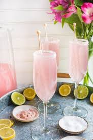 Nothing Says Classy Quite Like These Gorgeous Pink Lemonade Champagne Margaritas The Perfect Cha Champagne Margaritas Pink Champagne Margarita Mocktail Recipe