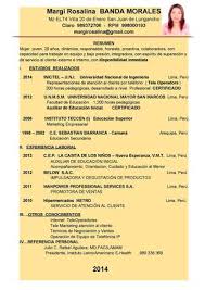 ¿qué es un curriculum vitae? Modelo De Curriculum Vitae Para Auxiliar De Educacion Inicial Peru