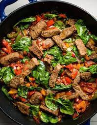 Teriyaki Steak Stir Fry With Peppers Recipe Round Steak Recipes Top Round Steak Recipes Teriyaki Steak