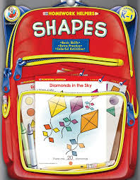 Shapes worksheets intended to help students lean the basic shapes; Amazon Com Shapes Homework Helper Grades Prek To 1 0017257090098 School Specialty Publishing Books