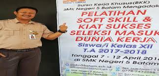 We did not find results for: Infopublik Smk N 5 Batam Gelar Pelatihan Soft Skill Dan Kiat Sukses Dunia Kerja