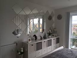 Grey Bedroom Ikea Kallax Ikea Lots Mirrors Mirror Wall Bedroom Home Decor Mirror Headboard Diy
