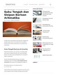 Check spelling or type a new query. Suku Tengah Dan Sisipan Barisan Aritmatika Smatika Pdf