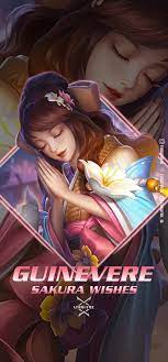 Guinevere Sakura Wishes In 2021 Mobile Legends Guinevere Sakura Wishes Mobile Legends Wallpaper