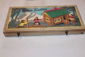Ancien Jeu Vintage Jeujura Jeu De Construction En Bois Maison Forestiere Jeux Vintage Maison Forestiere Construction Bois