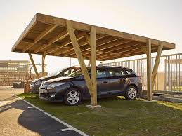 Grand Abri De Voiture En Bois Viso 34 M Carport Bois Abri Voiture Abris Voiture Bois